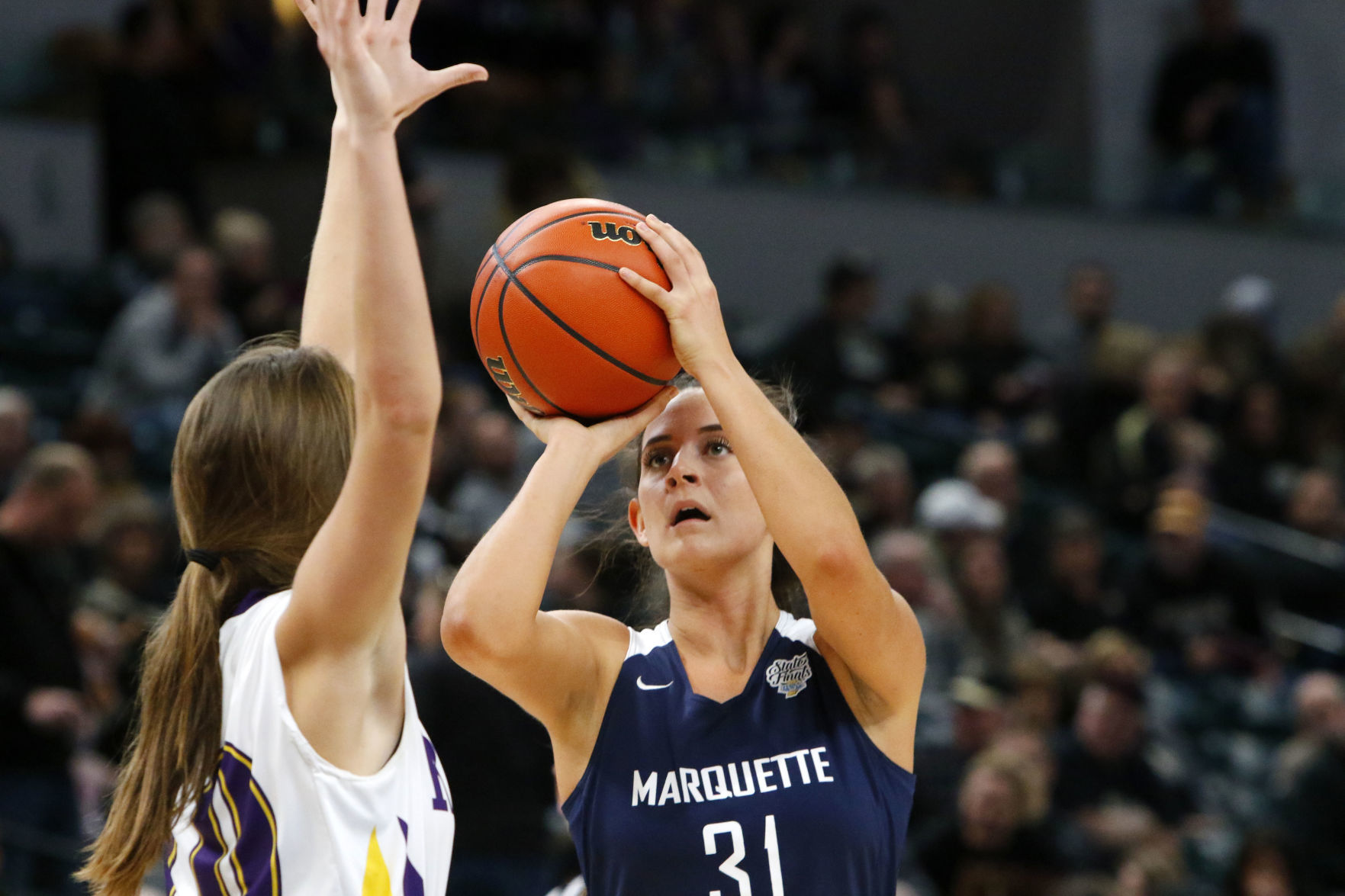 Gallery: Marquette Catholic vs. Vincennes Rivet in Class A championship
